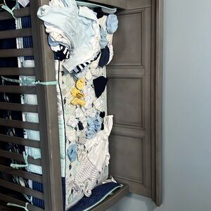 Onesies, hat, mittens, suckes, two pics suite.